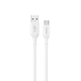 Dudao L2SM USB-A / micro USB 6A kabel 1,2 m - hvid