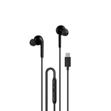 Dudao X3C+ Wired USB-C In-Ear Headphones 1.2m - sort