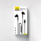Dudao X3C+ Wired USB-C In-Ear Headphones 1.2m - sort