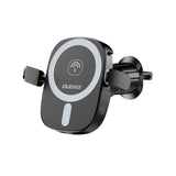 Dudao FW11 biltelefonholder med 15W induktiv oplader til luftventilation/cockpit - sort