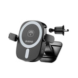 Dudao FW11 biltelefonholder med 15W induktiv oplader til luftventilation/cockpit - sort