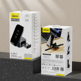 Dudao A11Pro+ 15W 3in1 induktiv oplader til telefon/smartwatch/hovedtelefoner - sort