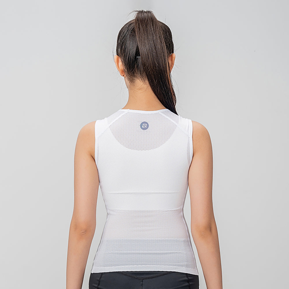 Rockbros YDBX001 Women's Quick-Dry Sleeveless Cycling Jersey M/L - White