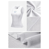 Rockbros YDBX001 Women's Quick-Dry Sleeveless Cycling Jersey M/L - White