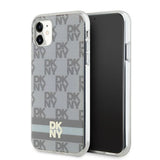 DKNY IML Rækker Mono Pattern & Printed Stripes MagSafe-kasse til iPhone 11 / Xr - beige