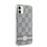 DKNY IML Rækker Mono Pattern & Printed Stripes MagSafe-kasse til iPhone 11 / Xr - beige