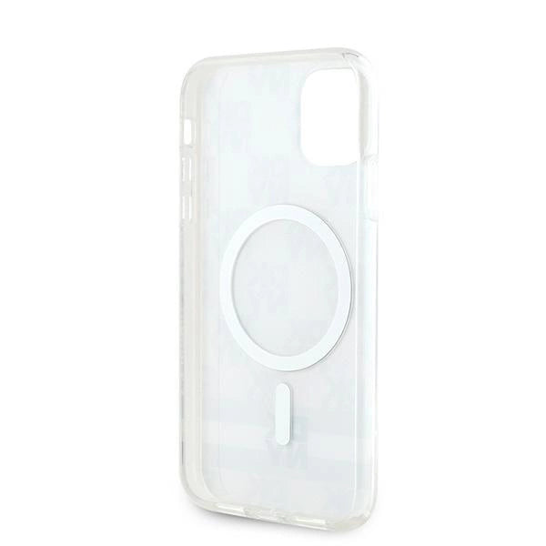 DKNY IML Rækker Mono Pattern & Printed Stripes MagSafe-kasse til iPhone 11 / Xr - beige