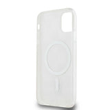 DKNY IML Checkered Mono Pattern & Printed Stripes MagSafe-kasse til iPhone 11 / Xr - pink