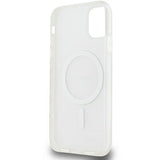 DKNY IML Mono & Stripe MagSafe fodtøj til iPhone 11 / Xr - pink