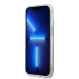 DKNY IML Ræk Mono mønster & trykte striber MagSafe Case til iPhone 15 Plus / 14 Plus - sort