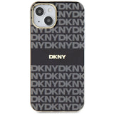 DKNY IML Mono & Stripe MagSafe Case til iPhone 15 Plus / 14 Plus - sort