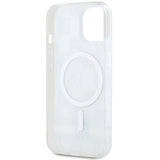 DKNY IML Checkered Mono Pattern & Printed Stripes MagSafe-kasse til iPhone 15 / 14 / 13 - beige