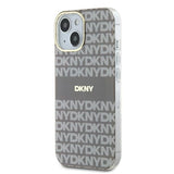 DKNY IML Mono & Stripe MagSafe-kasse til iPhone 15 / 14 / 13 - beige