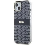 DKNY IML Mono & Stripe MagSafe Case til iPhone 15/14/13 - sort