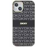 DKNY IML Mono & Stripe MagSafe Case til iPhone 15/14/13 - sort