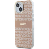 DKNY IML Mono & Stripe MagSafe fodtøj til iPhone 15 / 14 / 13 - pink