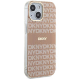 DKNY IML Mono & Stripe MagSafe fodtøj til iPhone 15 / 14 / 13 - pink