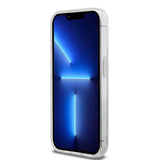 DKNY IML Checkered Mono Pattern & Printed Stripes MagSafe-kasse til iPhone 15 Pro Max - beige