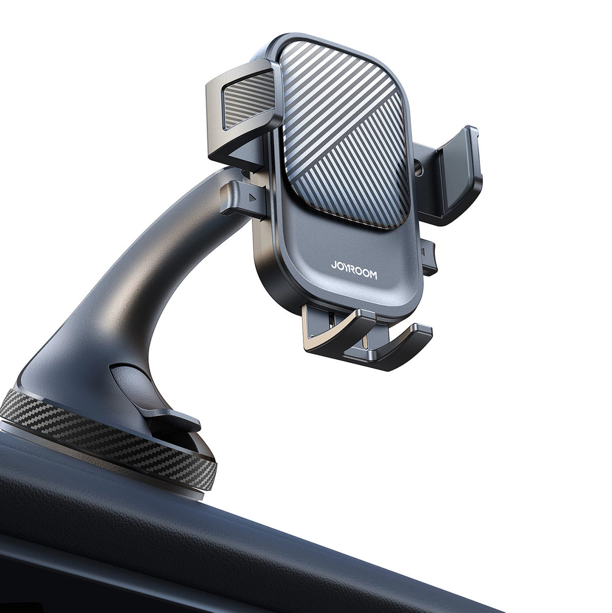 Joyroom JR-OK6 klemme telefonholder til glas - sort