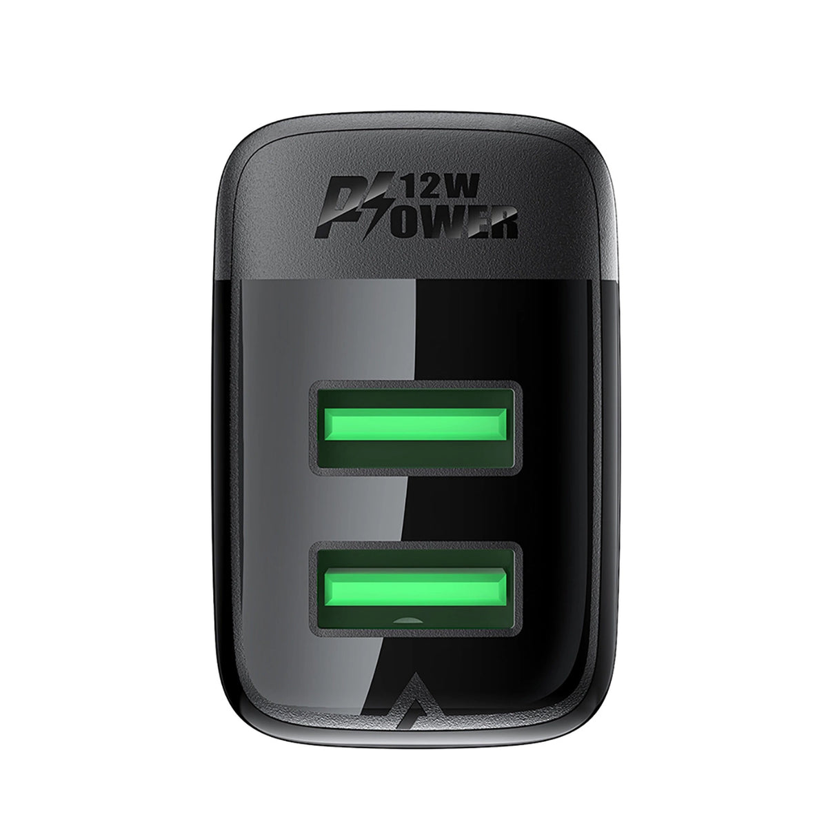 Acefast A86 netoplader 2x USB-A 12W - sort