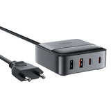 Acefast Z6 Charger Network GaN Desktop 2x USB-A / 2x USB-C PD 65W - sort