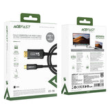 Acefast C1 USB-C/HDMI videokabel 4K 60Hz HDR 1,8m - Sort