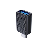 Acefast J1 USB-A 3.0 (kvindelig) til USB-C 3.0 (mandlig) 5Gb/s Adapter - sort