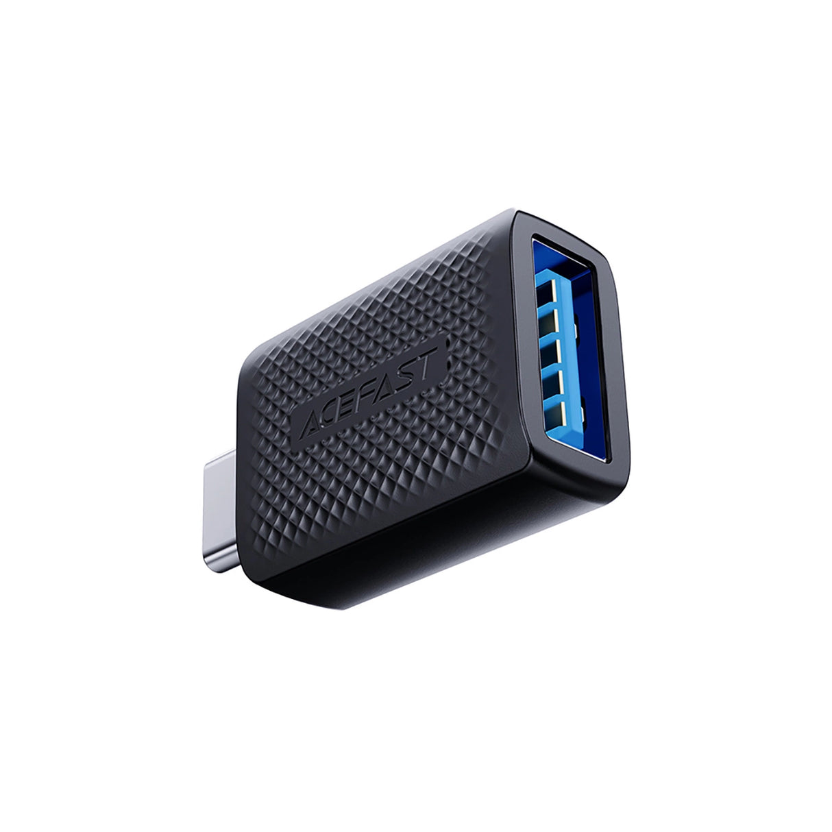 Acefast J1 USB-A 3.0 (kvindelig) til USB-C 3.0 (mandlig) 5Gb/s Adapter - sort