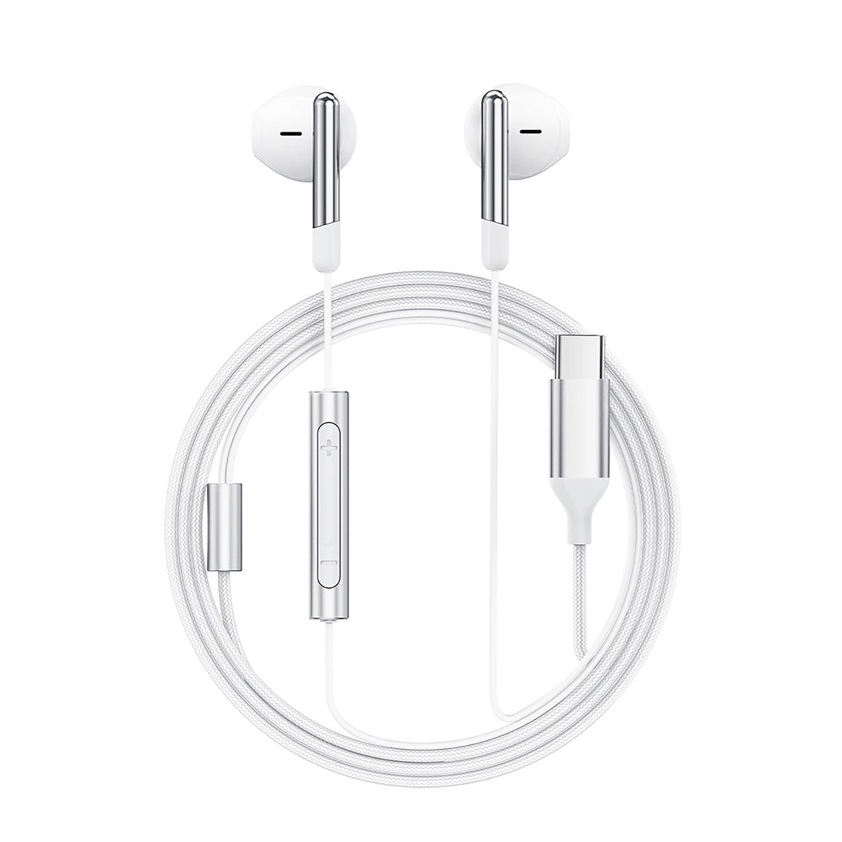 Acefast L3 Wired USB-C hovedtelefoner med mikrofon - hvid