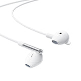 Acefast L3 Wired USB-C hovedtelefoner med mikrofon - hvid