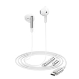 Acefast L3 Wired USB-C hovedtelefoner med mikrofon - hvid