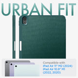 Spigen Urban Fit Case til iPad Air 10.9 4/5 2020-2022 / 11.6 2024 - Grøn