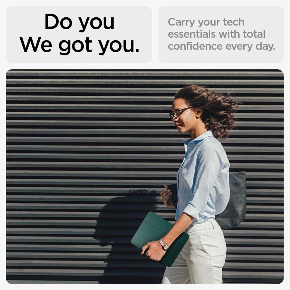 Spigen Urban Fit Case til iPad Air 10.9 4/5 2020-2022 / 11.6 2024 - Grøn