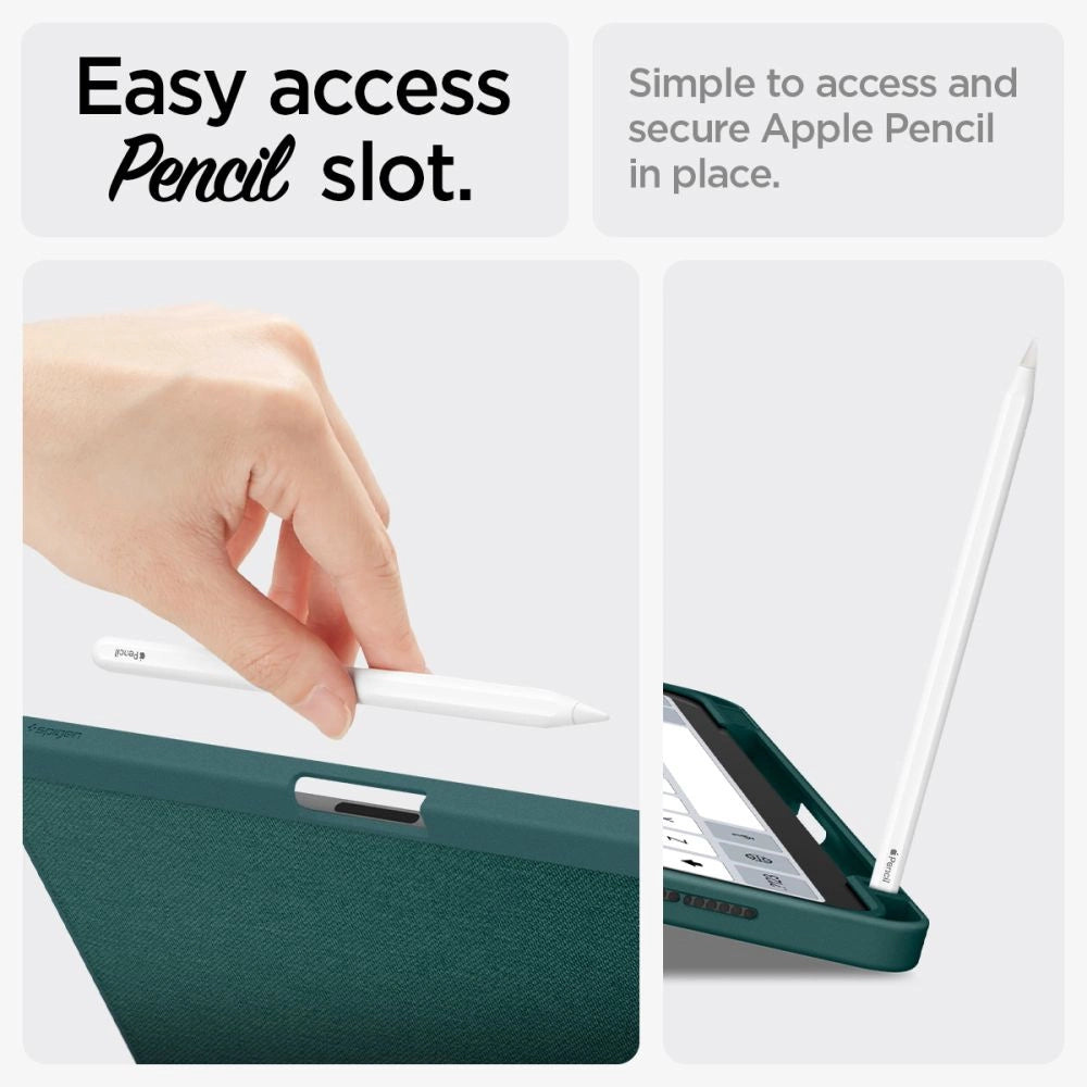 Spigen Urban Fit Case til iPad Air 10.9 4/5 2020-2022 / 11.6 2024 - Grøn