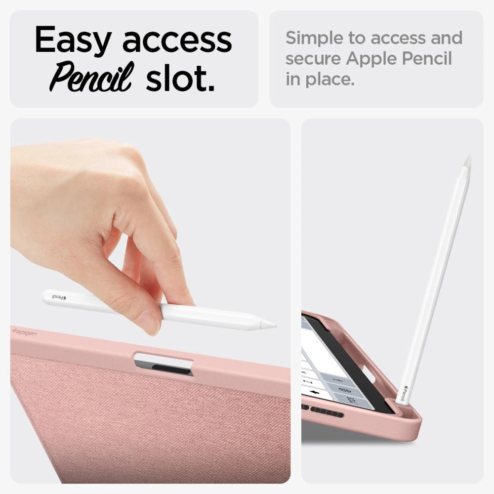 Spigen Urban Fit Case til iPad Air 10.9 4/5 2020-2022 / 11.6 2024 - Pink