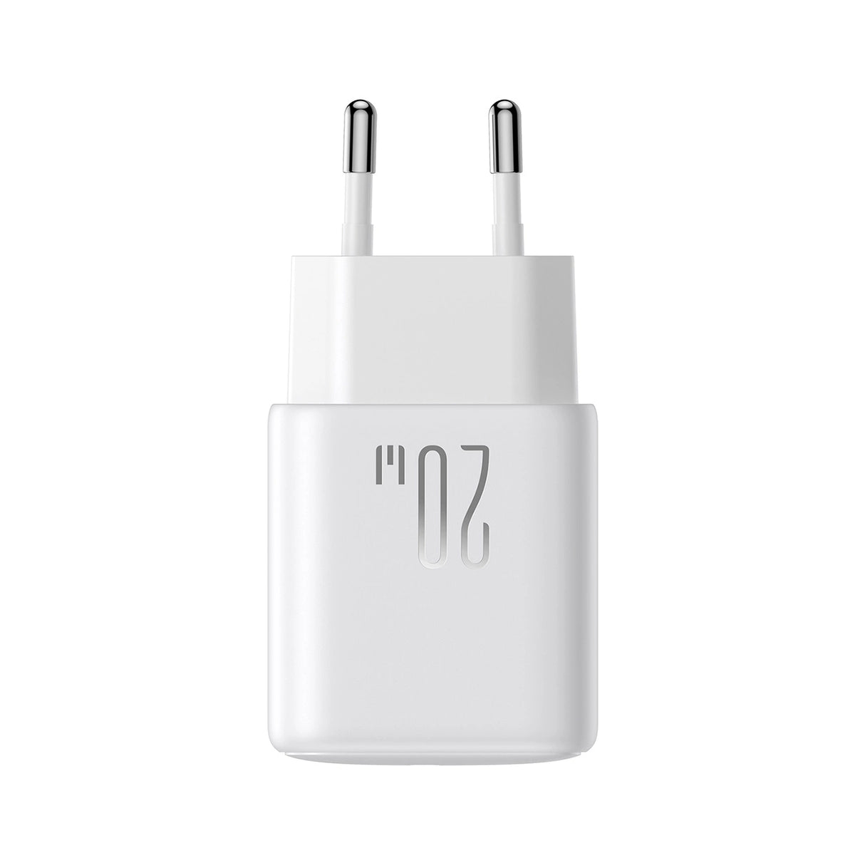 Joyroom JR-TCF20 USB-C PD 20W netværksoplader - hvid + USB-C / Lightning kabel 1m