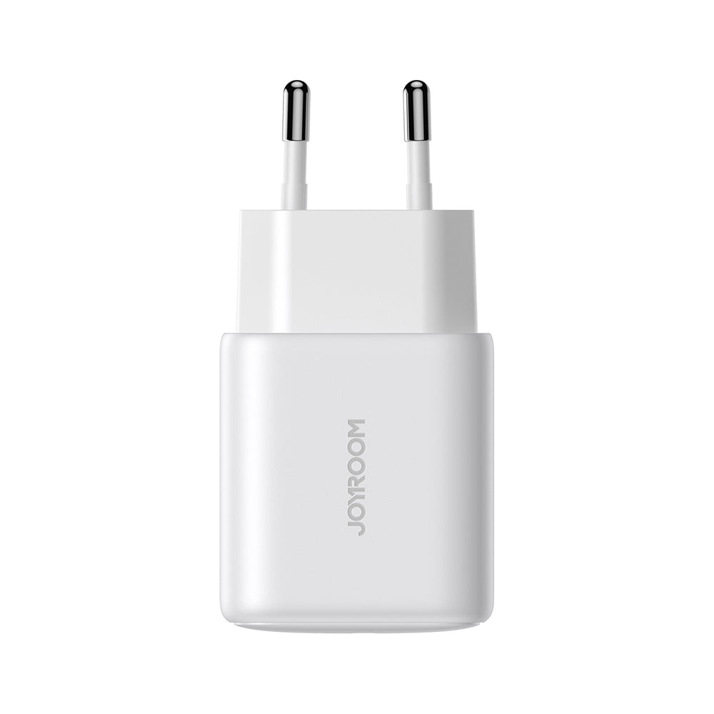 Joyroom JR-TCF20 USB-C PD 20W network charger - white + USB-C / Lightning cable 1m