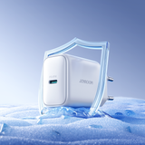 Joyroom JR-TCF20 USB-C PD 20W network charger - white + USB-C / Lightning cable 1m