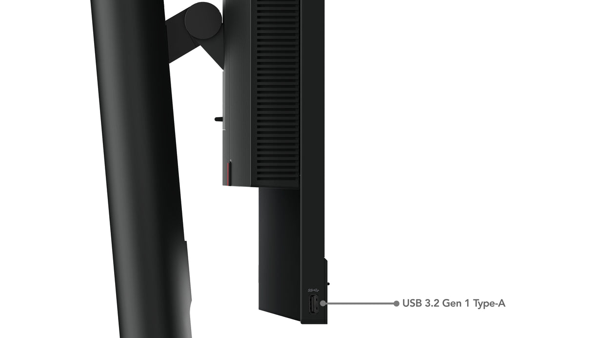 Lenovo ThinkCentre Tiny-In-One 24 Gen 5 LED display 60,5 cm (23.8") 1920 x 1080 pixel Fuld HD Sort