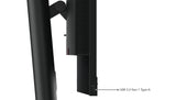Lenovo ThinkCentre Tiny-In-One 24 Gen 5 LED display 60,5 cm (23.8") 1920 x 1080 pixel Fuld HD Sort