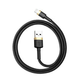Baseus Cafule Kabel USB Lightning 1,5 A 2m (Guld+Sort)