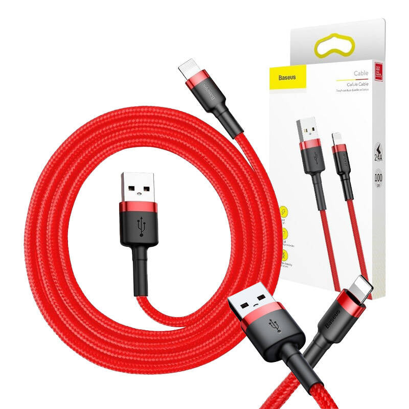 Baseus Cafule Cable USB Lightning 1,5A 2m (rød)