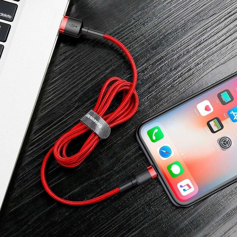 Baseus Cafule Cable USB Lightning 1,5A 2m (rød)