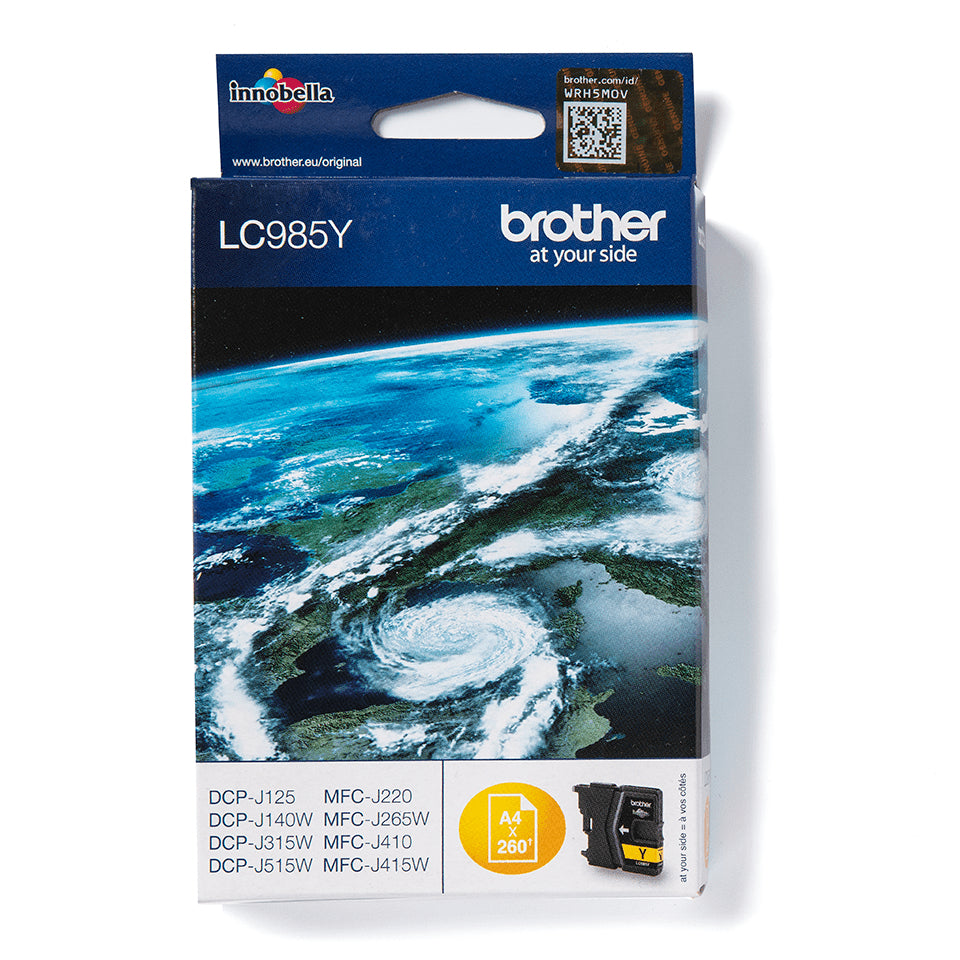 Brother LC 985Y Gul 260 sider Blæk