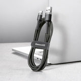 Baseus Cafule USB-C-kabel 2A 3m (sort+grå)