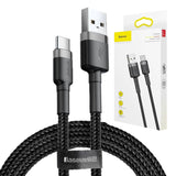 Baseus Cafule USB-C-kabel 2A 3m (sort+grå)
