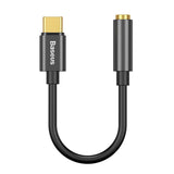 Baseus L54 Audio Adapter USB-C + mini jack 3,5 mm (sort)