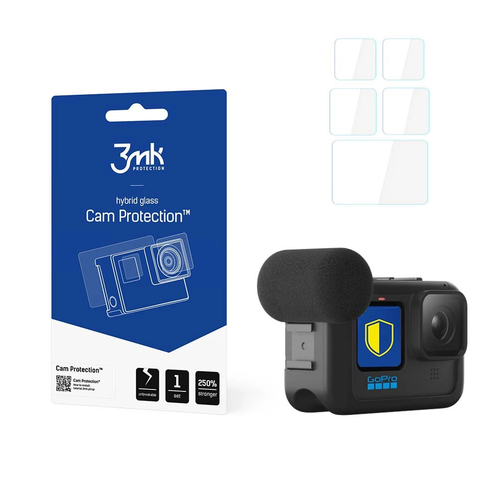 3mk Cam Protection beskyttelsesglas til GoPro Hero 9 / 10 / 11