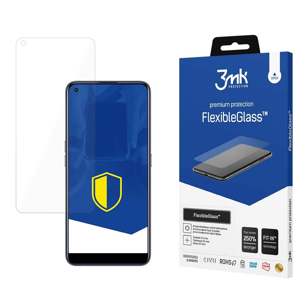 3mk FlexibleGlassTM hybridglas på Realme 7 Pro