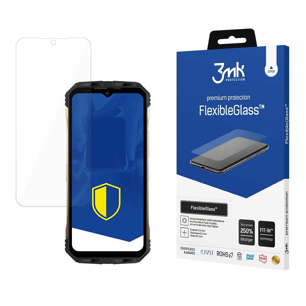 3mk FlexibleGlassTM hybridglas på Doogee V30T